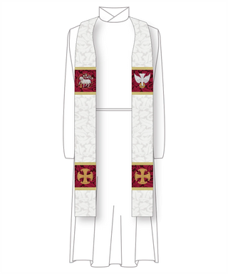 Canterbury Cross Clergy Stole | Pastor & Priest Stoles Collection