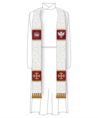 Canterbury Cross Clergy Stole | Pastor & Priest Stoles Collection