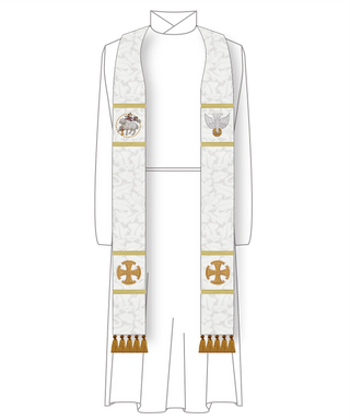 Canterbury Cross Clergy Stole | Pastor & Priest Stoles Collection