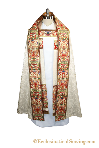 Cathedral Priest Cope Vestment or Stole | Brocade Tapestry Priest Cope