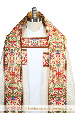 Cathedral Priest Cope Vestment or Stole | Brocade Tapestry Priest Cope