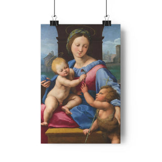 Catholic Home Art Raphael's Madonna del Granduca (1505) - Gift For Christian Mom - High Quality Poster Print