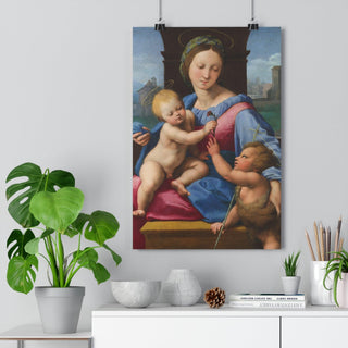 Raphael's Madonna del Granduca | High-Quality Poster | Perfect Christian Mom Gift | ecclesiastical-sewing