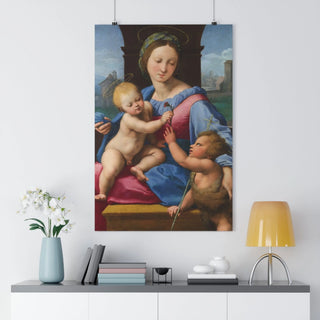 Catholic Home Art Raphael's Madonna del Granduca (1505) - Gift For Christian Mom - High Quality Poster Print