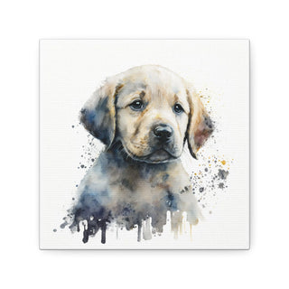 Charming Watercolor Puppy Wall Art - Ideal for a Nature-Inspired Nursery