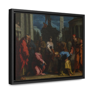 Christ and the Woman Taken in Adultery, 1720s - Sebastiano Ricciexpan - Premium Framed and Wrapped Canvas