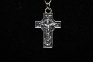 Christ Victorious Cross Pendant (925 Silver)