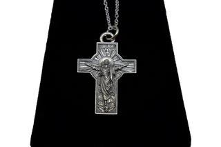 Christ Victorious Cross Pendant (925 Silver)