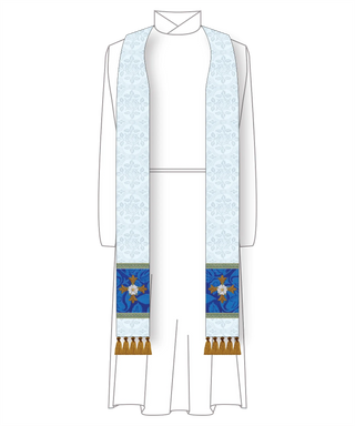 Christmas Rose Clergy Stole | Priest Stoles from Ecclesiastical Sewing