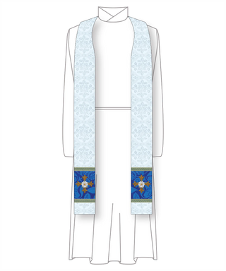 Christmas Rose Clergy Stole | Priest Stoles from Ecclesiastical Sewing