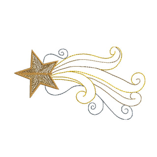 Christmas Star Swirls Digital Design | Digital Embroidery Design