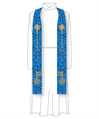 City of David Clergy Stole (Handmade) | Pastoral, Priest, or Deacon Stoles