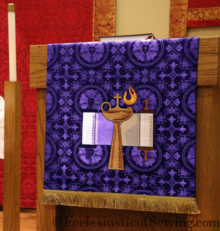 O Sapientia Pulpit Lectern Advent Pultpit Lectern Fall | City of David Ecclesiastical Sewing