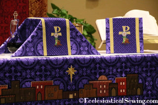 Advent Altar Frontals | City of David Superfrontal | Altar Hangings