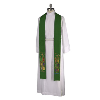 The 12 Apostle's Clergy Stole for Pastors or Priests Liturgical Stoles