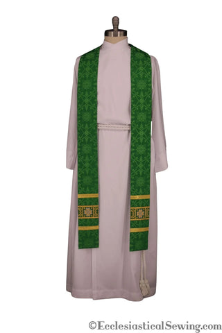 Ely Crown Clergy Stole Pastoral or Priest Stoles Ecclesiastical Sewing