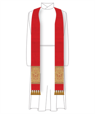 Clergy Stole in the St. Gregory Style #2 |  Priest Liturgical Stoles 