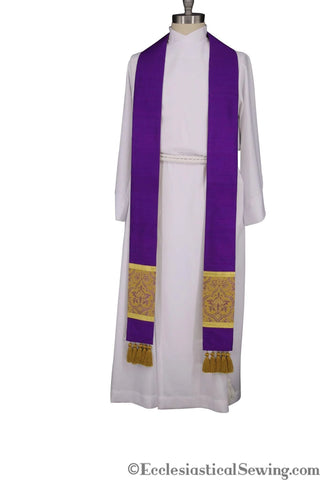 Clergy Stole in the St. Gregory Style #2 |  Priest Liturgical Stoles 