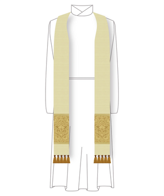 Clergy Stole in the St. Gregory Style #2 |  Priest Liturgical Stoles 