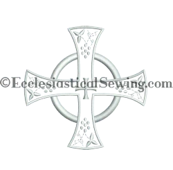 Cross and Grapes  Machine Embroidery Design