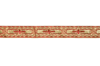 Ecclesia Narrow Lurex Jacquard Braid Ribbon Trim