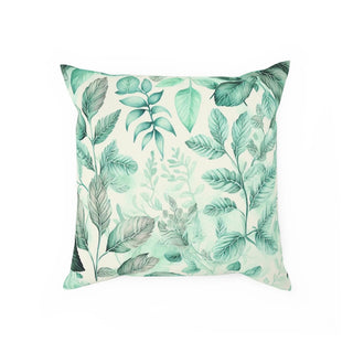 Effortless Boho: Premium Square Accent Pillow with Floral/Botanical Design - Great as a Gift