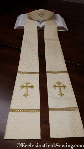 Exeter Long Clergy Stole | Pastoral or Priest Liturgical Stoles