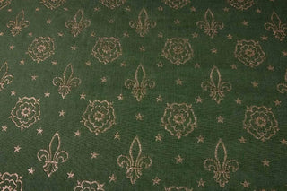 Fleur Rose Liturgical Brocade Fabric Ecclesiastical Sewing