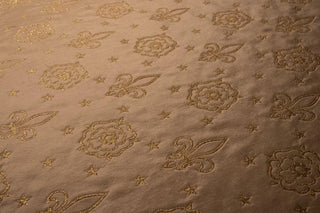 Fleur Rose Liturgical Brocade Fabric Ecclesiastical Sewing