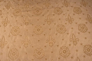 Fleur Rose Liturgical Brocade Fabric Ecclesiastical Sewing