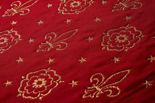 Fleur Rose Liturgical Brocade Fabric Ecclesiastical Sewing