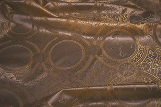 Fleury Brocade Metallic Liturgical Fabric