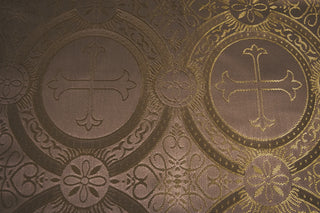 Fleury Brocade Metallic Liturgical Fabric