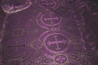 Fleury Brocade Metallic Liturgical Fabric