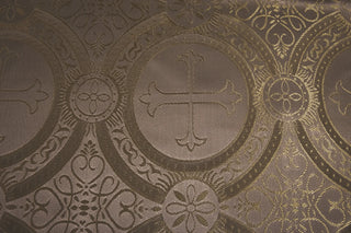 Fleury Brocade Metallic Liturgical Fabric