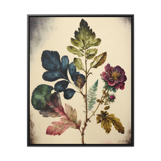 Garden Bliss: Botanical Watercolor Print on Canvas - Beautiful Home Decor and Perfect Gift by Ecclesiastical Sewing