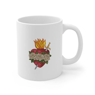 Gift For Mom Catholic Immaculate Heart Of Marry Coffee Mug Christian Gift