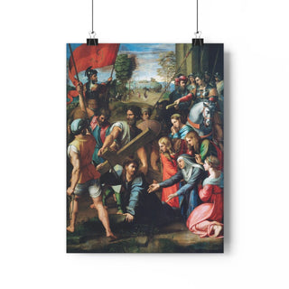 Gift For Pastor - Raphael's Christ Falling on the Way to Calvary (ca. 1516) - Priest Gift Giclée Art Print