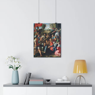 Gift For Pastor - Raphael's Christ Falling on the Way to Calvary (ca. 1516) - Priest Gift Giclée Art Print