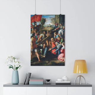 Gift For Pastor - Raphael's Christ Falling on the Way to Calvary (ca. 1516) - Priest Gift Giclée Art Print