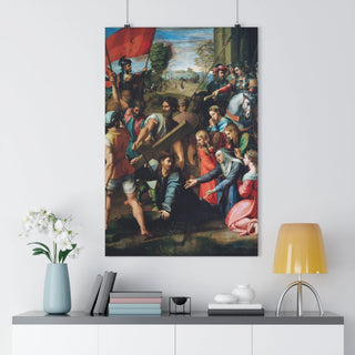 Gift For Pastor - Raphael's Christ Falling on the Way to Calvary (ca. 1516) - Priest Gift Giclée Art Print