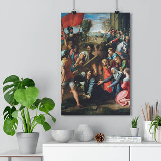 Gift For Pastor - Raphael's Christ Falling on the Way to Calvary (ca. 1516) - Priest Gift Giclée Art Print