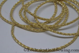 Gilt Grecian Twist Thread Eccelsiastical Sewing | Goldwork Threads