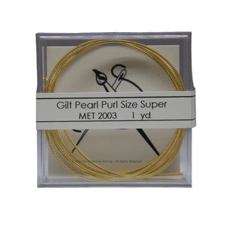 Gilt Pearl Purl - Gold Hand Embroidery Threads & Goldwork