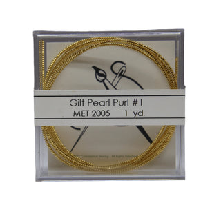 Gilt Pearl Purl - Gold Hand Embroidery Threads & Goldwork