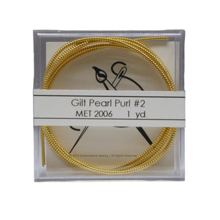 Gilt Pearl Purl - Gold Hand Embroidery Threads & Goldwork