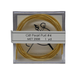 Gilt Pearl Purl - Gold Hand Embroidery Threads & Goldwork