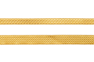 Gold BS Braid ½" and 1" | Narrow Metallic Braids