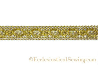 Gold Chain Braid ½" - Ecclesiastical Sewing