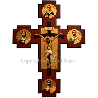 Gospel Crucifix Ed Riojas Print Christian | Liturgical Artwork Print